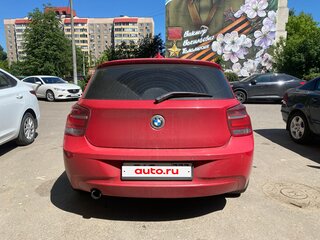 2012 BMW 1 серии 116i II (F20/F21), красный, 1000000 рублей, вид 3