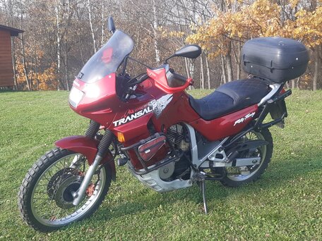 1997 Honda XL600V Transalp, красный, 350000 рублей, вид 2