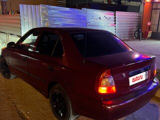 2004 Hyundai Accent ТагАЗ II, красный, 205000 рублей, вид 3