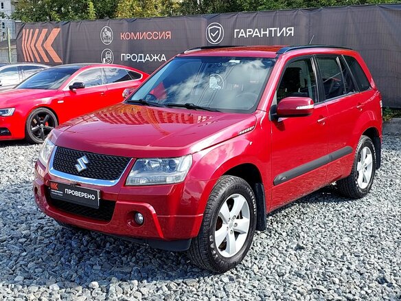 2008 Suzuki Grand Vitara II Рестайлинг, красный