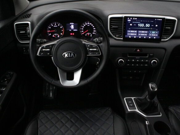 2019 Kia Sportage IV Рестайлинг, синий, 1895000 рублей - вид 8