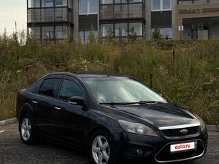 2010 Ford Focus II Рестайлинг, чёрный, 425900 рублей, вид 3