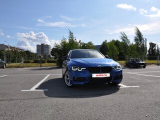 2017 BMW 3 серии 320i xDrive VI (F3x) Рестайлинг, синий, 2500000 рублей, вид 4