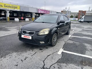 2010 Kia Rio II Рестайлинг, чёрный, 360000 рублей, вид 1