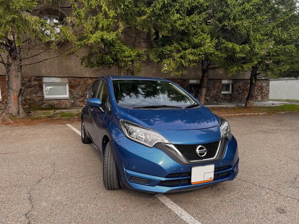 2018 Nissan Note II Рестайлинг, синий, 1000000 рублей - вид 2