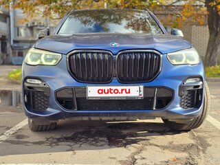 2019 BMW X5 30d IV (G05/G18), синий, 7000000 рублей, вид 4