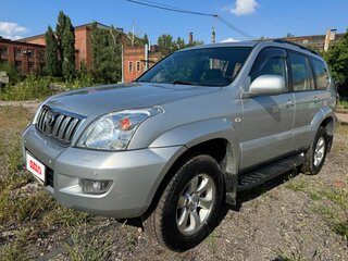 2007 Toyota Land Cruiser Prado 5-speed 120 Series, серебристый, 2390000 рублей, вид 1