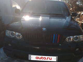 2004 BMW X5 3.0i I (E53) Рестайлинг, чёрный, 830000 рублей, вид 1
