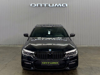 2017 BMW 5 серии 540i xDrive VII (G30/G31/G38), чёрный, 3677000 рублей, вид 2