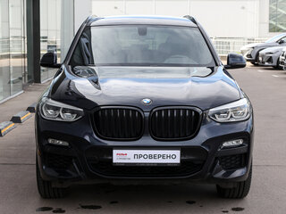 2018 BMW X3 20d xDrive III (G01), чёрный, 3699000 рублей, вид 2