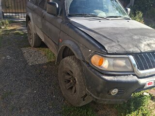 2002 Mitsubishi Pajero Sport I, чёрный, 440000 рублей, вид 1