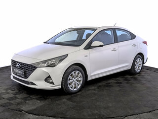 2022 Hyundai Solaris II Рестайлинг, белый, 1540000 рублей, вид 1