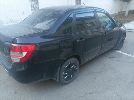 2017 Lada (ВАЗ) Granta I, чёрный, 462000 рублей, вид 4