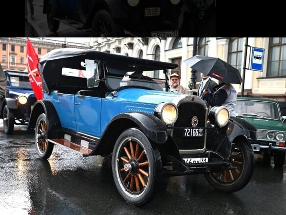1923 Willys Knight Model 20, синий - вид 36