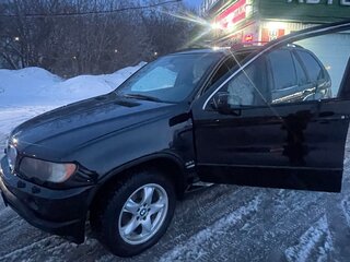 2002 BMW X5 3.0i I (E53), чёрный, 950000 рублей, вид 4