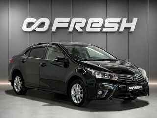 2016 Toyota Corolla XI (E160, E170, E180) Рестайлинг 1, чёрный, 1429000 рублей, вид 2