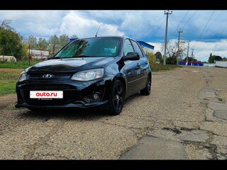 2016 Lada (ВАЗ) Kalina Sport II, чёрный, 625000 рублей, вид 1