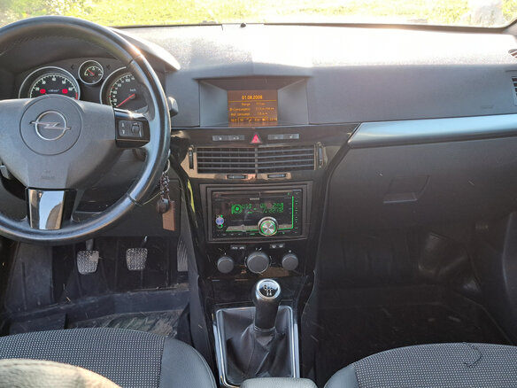 2008 Opel Astra H Рестайлинг, синий, 470000 рублей - вид 5