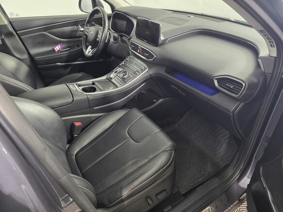 2021 Hyundai Santa Fe IV Рестайлинг, синий - вид 14