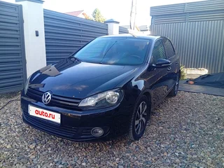 2011 Volkswagen Golf VI, чёрный, 590000 рублей, вид 2