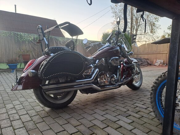 2006 Honda VTX 1300, красный, 700000 рублей - вид 3