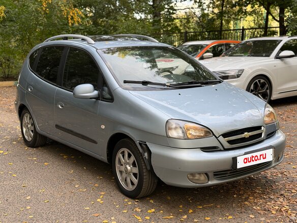 2007 Chevrolet Rezzo, голубой - вид 2