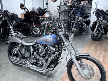 2014 Harley-Davidson Dyna Wide Glide, голубой, 1299000 рублей, вид 2