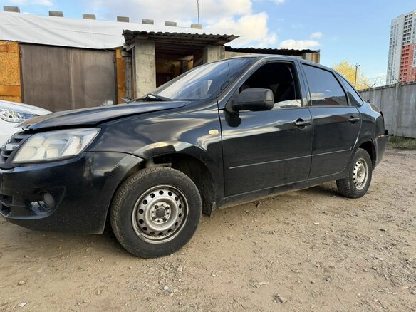 2012 Lada (ВАЗ) Granta I, синий, 120000 рублей - вид 4