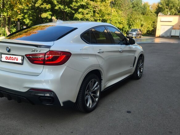 2016 BMW X6 40d II (F16), белый, 3800000 рублей - вид 5