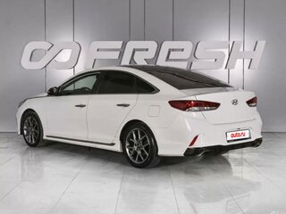 2017 Hyundai Sonata VII (LF) Рестайлинг, белый, 1490000 рублей, вид 3