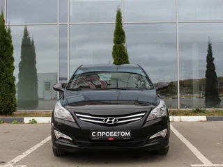 2015 Hyundai Solaris I Рестайлинг, чёрный, 980000 рублей, вид 2