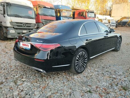 2021 Mercedes-Benz S-Класс 450 4MATIC VII (W223), чёрный, 9600000 рублей, вид 3