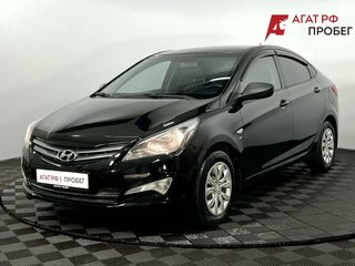 2014 Hyundai Solaris I, чёрный, 830000 рублей, вид 2