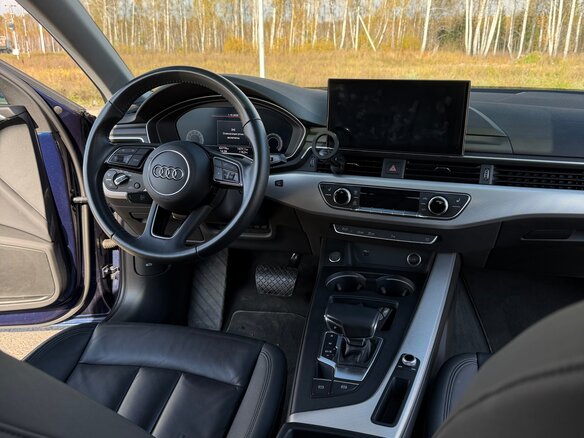 2020 Audi A4 40 TFSI V (B9) Рестайлинг, синий, 3290000 рублей - вид 13