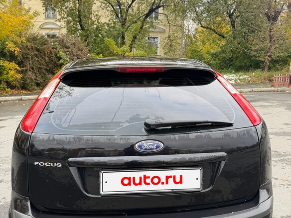 2007 Ford Focus II, чёрный - вид 2