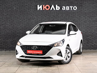 2021 Hyundai Solaris II Рестайлинг, белый, 1570000 рублей, вид 1