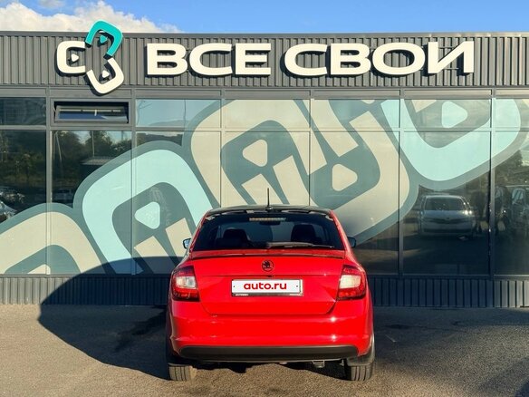 2019 Skoda Rapid I Рестайлинг, красный, 1685000 рублей - вид 5