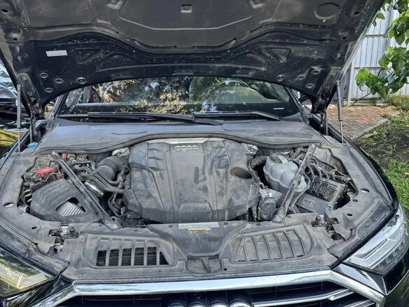 2020 Audi A8 45 TDI IV (D5), чёрный, 6650000 рублей - вид 22