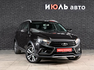 2018 Lada (ВАЗ) Vesta SW Cross I, чёрный, 1020000 рублей, вид 3