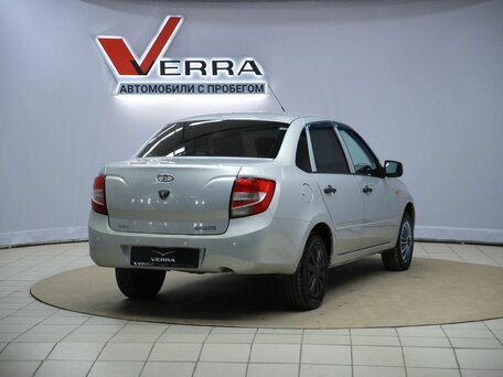 2013 Lada (ВАЗ) Granta I, серебристый, 390000 рублей, вид 5