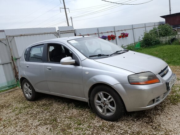 2006 Chevrolet Aveo I, серый, 190000 рублей - вид 2