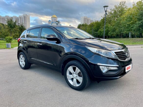 2011 Kia Sportage III, чёрный, 1210000 рублей - вид 1
