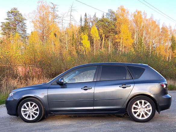 2008 Mazda 3 I (BK) Рестайлинг, серый - вид 3