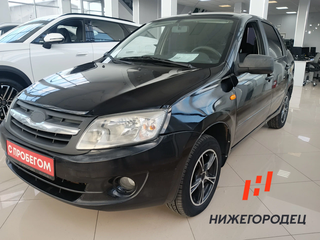2013 Lada (ВАЗ) Granta I, чёрный, 243000 рублей, вид 1
