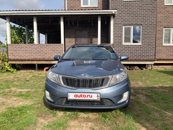 2012 Kia Rio 5-speed III, голубой