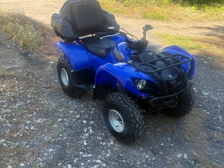 2007 Yamaha Grizzly 125, синий, 300000 рублей, вид 1