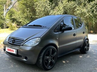 1999 Mercedes-Benz A-Класс 160 I (W168), синий, 430000 рублей, вид 1