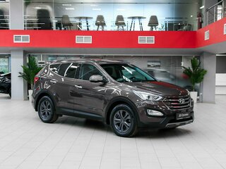 2015 Hyundai Santa Fe III, коричневый, 1850000 рублей, вид 3
