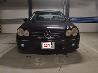 2002 Mercedes-Benz CLK-Класс 240 II (W209), чёрный, 899000 рублей, вид 1