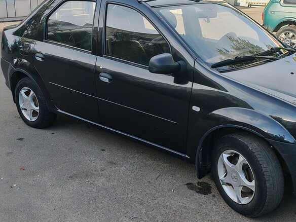 2011 Renault Logan I Рестайлинг, чёрный, 500000 рублей - вид 5